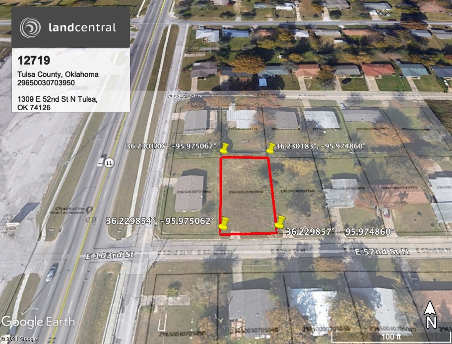 Cleared Tulsa Residential Lot LandCentral