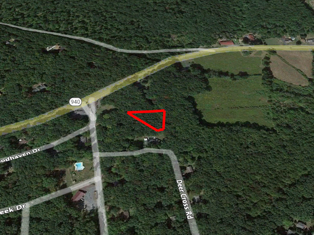 Wooded flat lot in beautiful Hickory Hills in the Pocono Mountains - Image 2