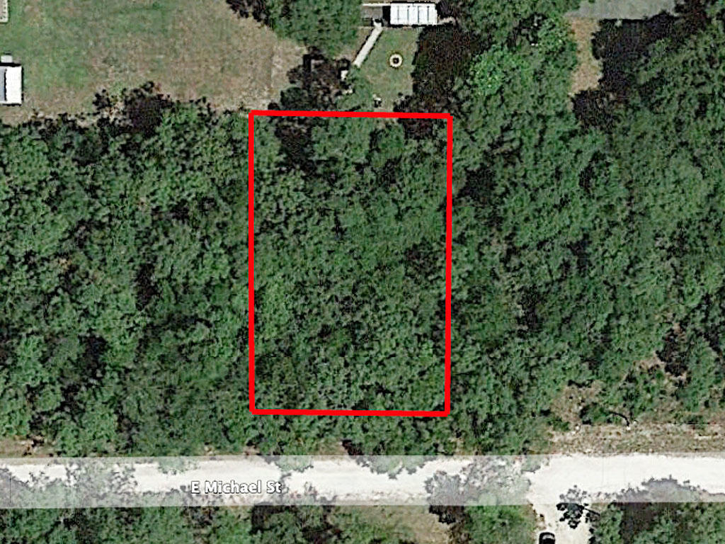 Treed Inverness Lot with Dirt Road Access - Image 1