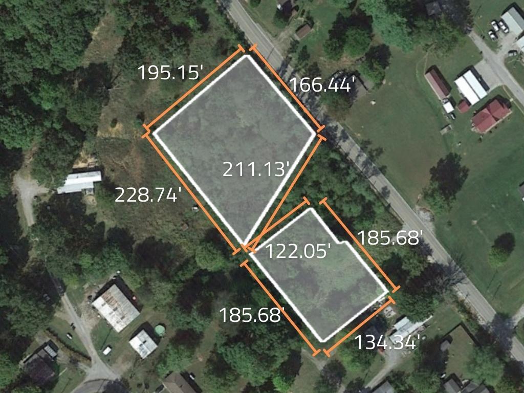 Two side by side lots being sold together at almost an acre and a half - Image 1