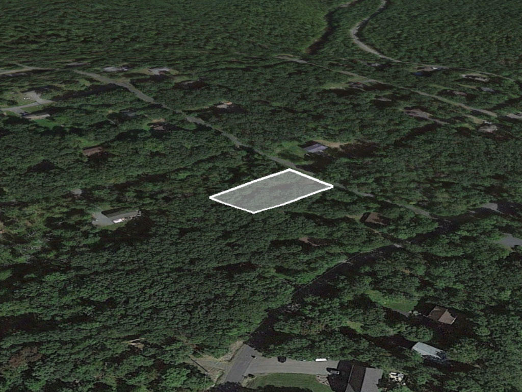 Large, beautifully wooded property at the T in the road. - Image 2