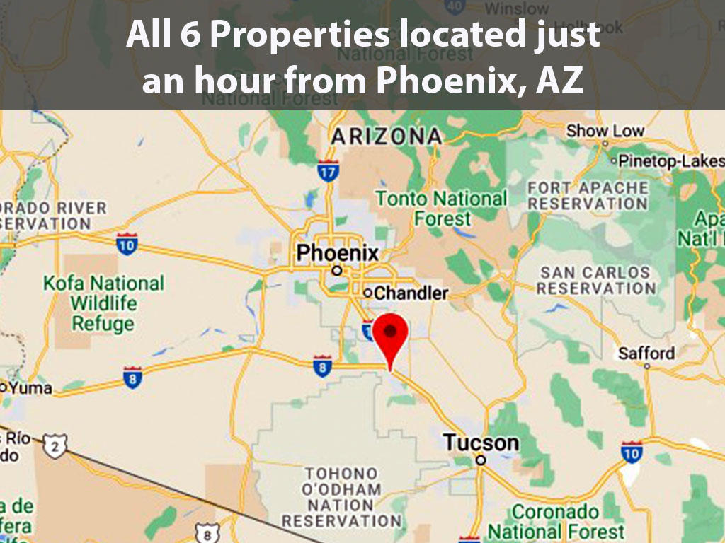 Six properties just outside Arizona City for the Intermediate Investor - Image 1