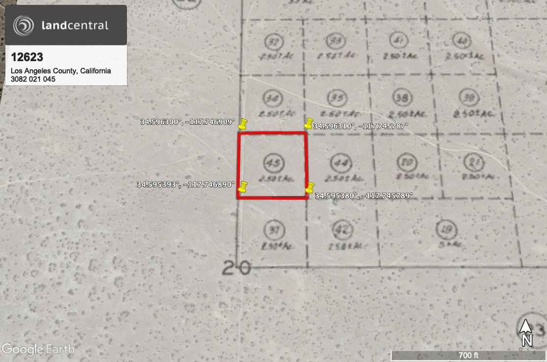 More than two and a half acres of desert camping LandCentral