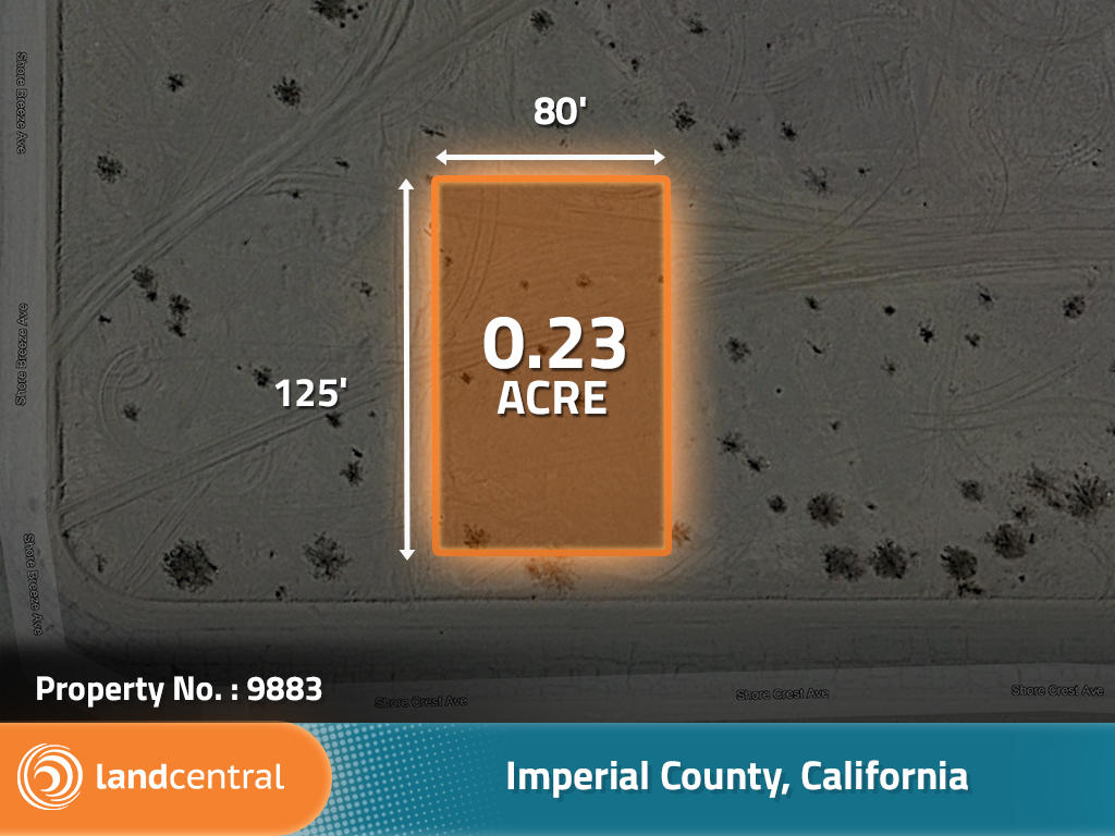 Just under a quarter of an acre of beautiful land near the Salton Sea - Image 1