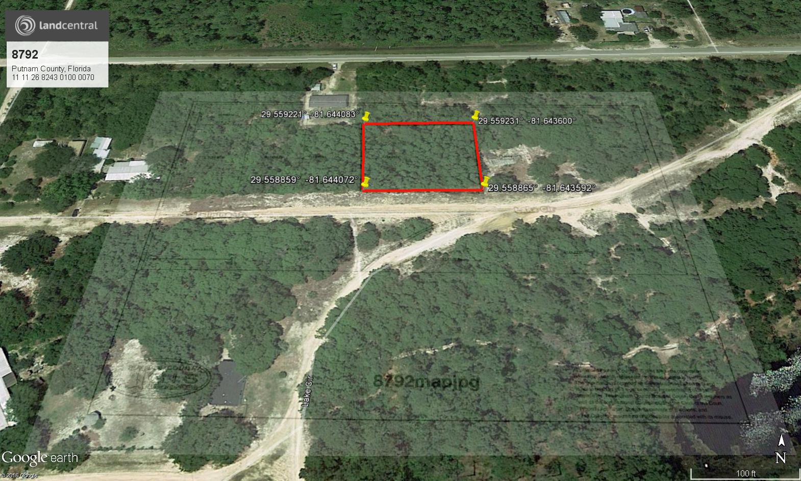 Treed Lot Close to Sugarbowl Lake in Satsuma LandCentral