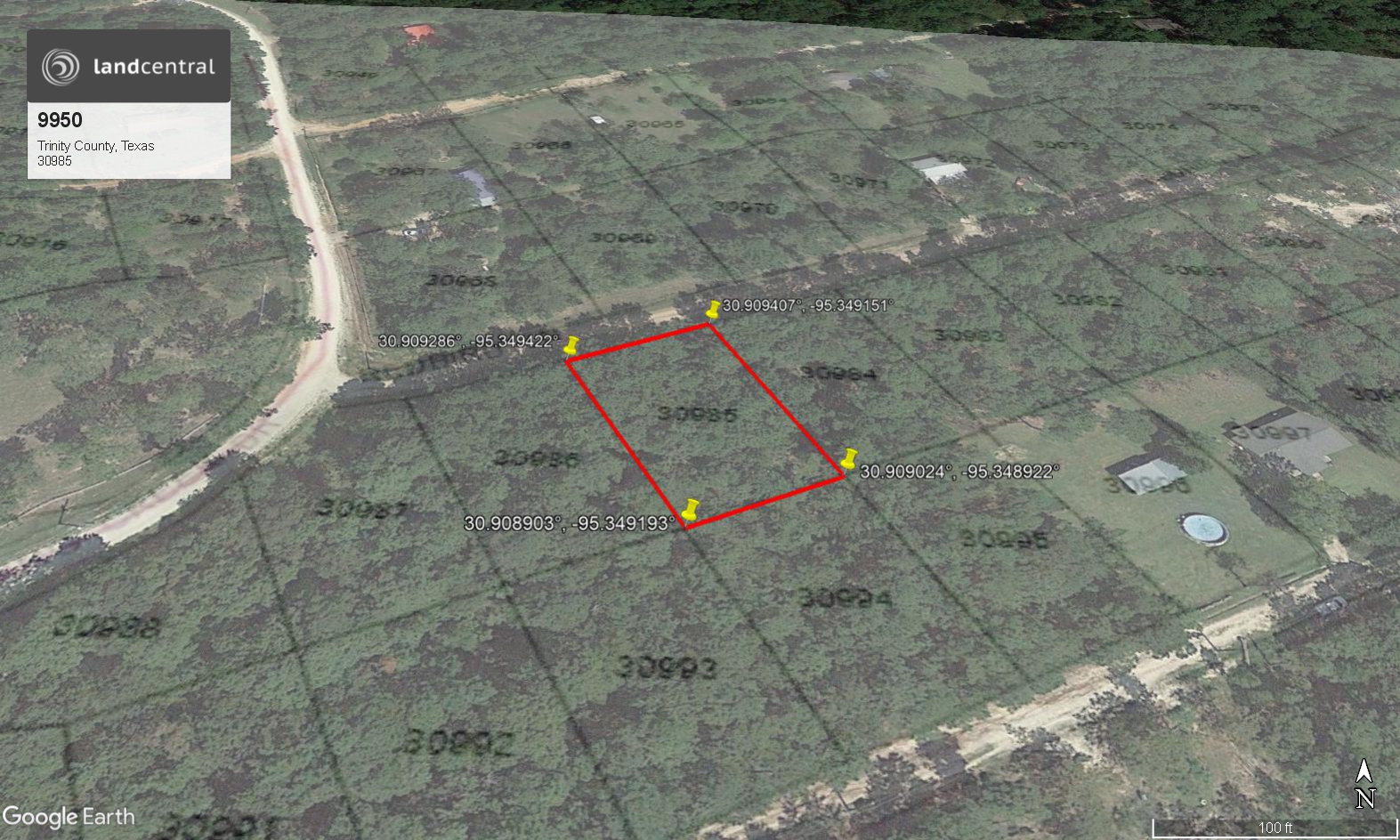 Lake L Acres Trinity Texas Plot LandCentral